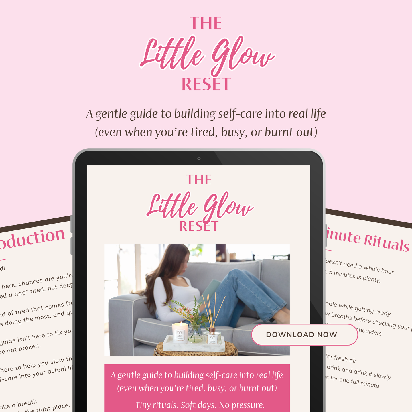 The Little Glow Reset: A Gentle Guide to Building Self-Care into Real Life