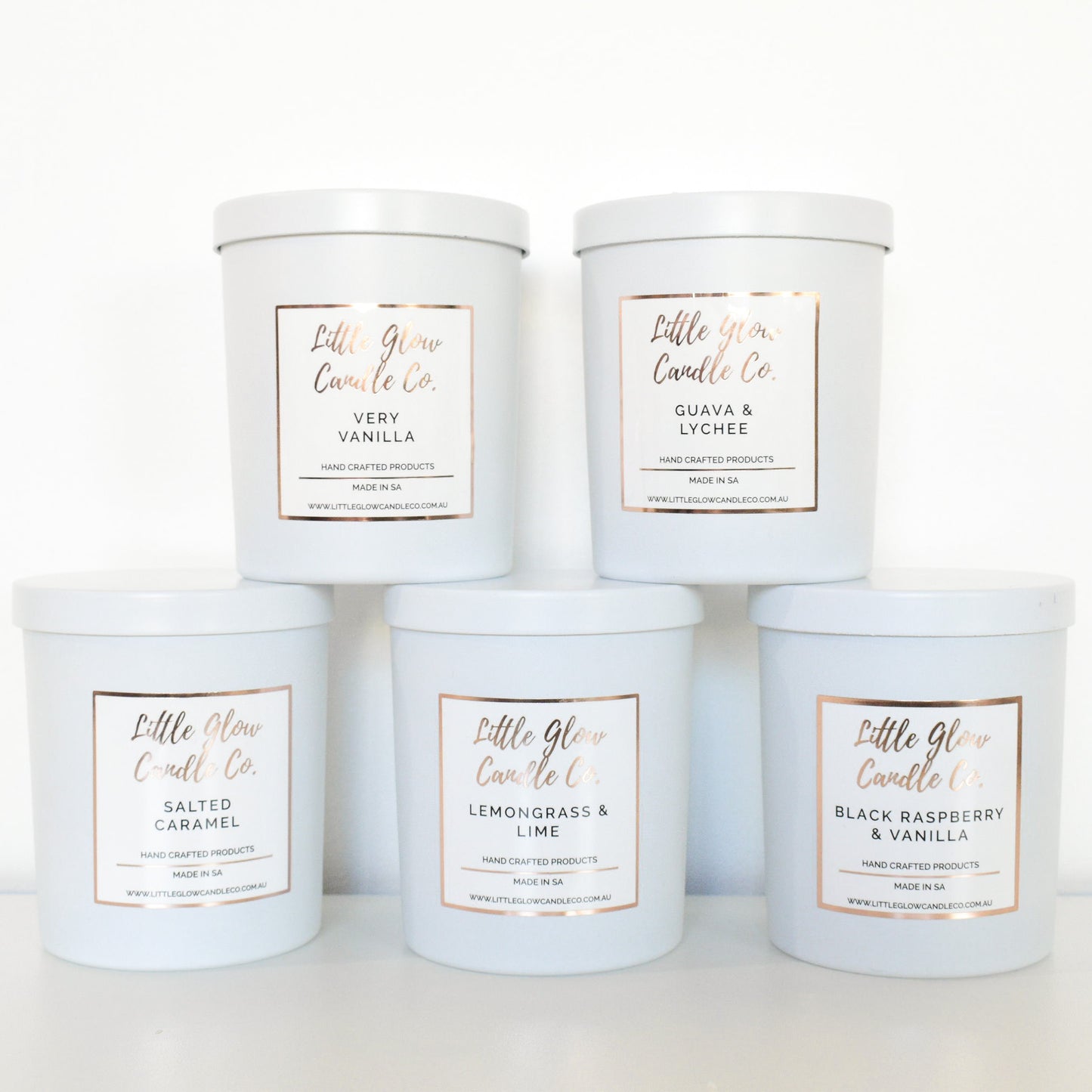 Signature White Candles- Medium