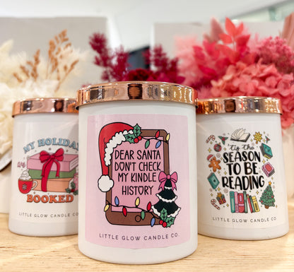 Christmas Book Lovers Candles