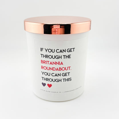 Unseasoned Greetings X Little Glow Candle Co. Candles
