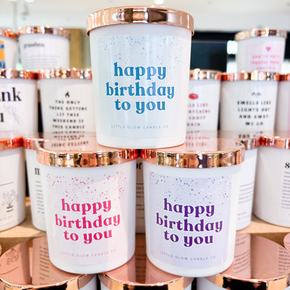 Happy Birthday to You Candles