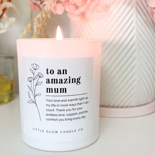 To an Amazing Mum Candle